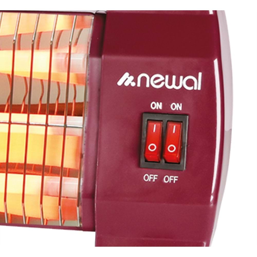 QHT135 Newal Quartz Isıtıcı 3 Çubuk