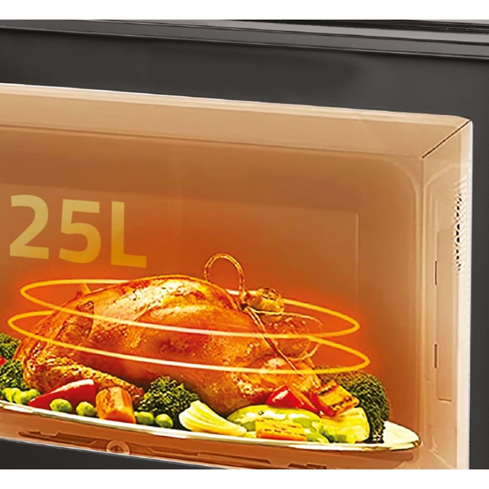 MWO267/5 Newal Silver Mikrodalga 25L