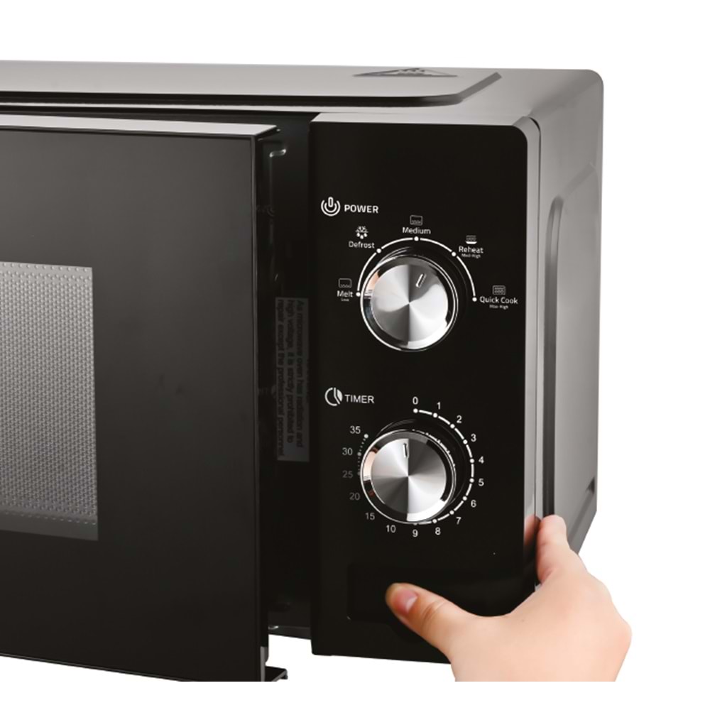 MWO265/2 Newal Siyah Mikrodalga 20L