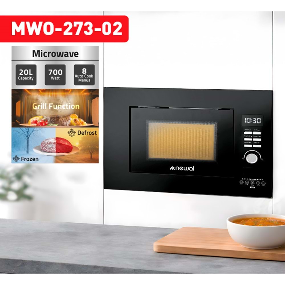Newal MWO273/2 Ankastre Mikrodalga Fırın
