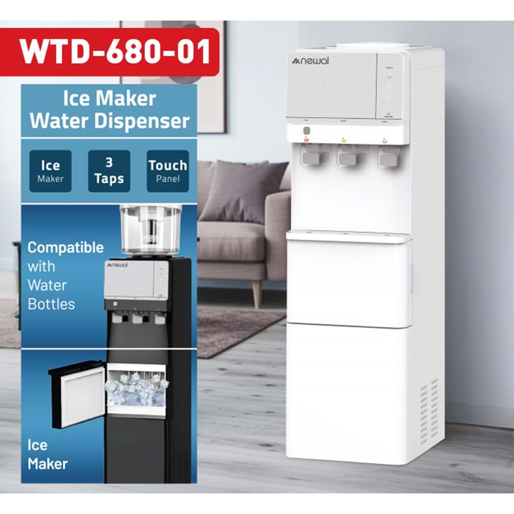 Newal WTD680/1 Su Sebili & Buz Makinesi