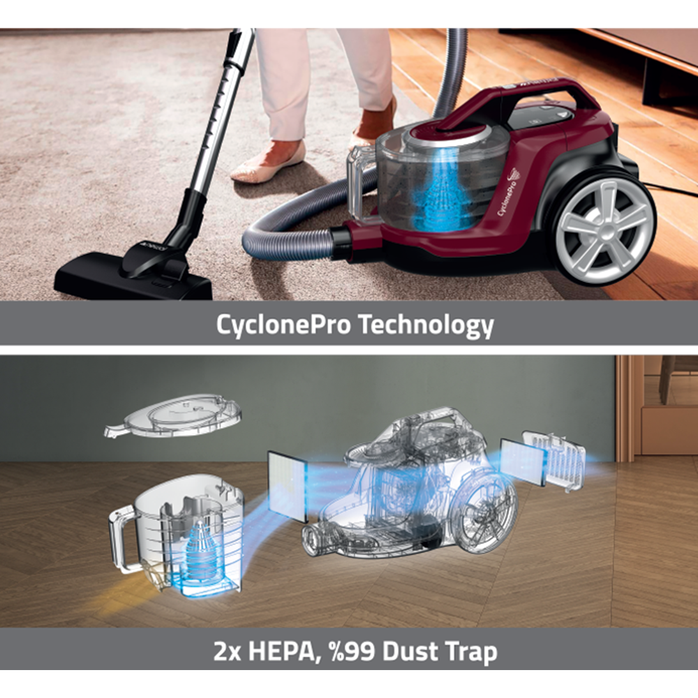 VAC3310/4 Newal Toztorbasız Elektrikli Süpürge