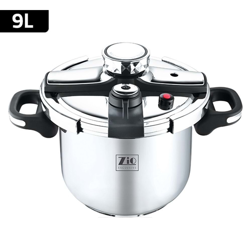 1653/9 Zio Yeni Nesil Düdüklü Tencere 9 Litre