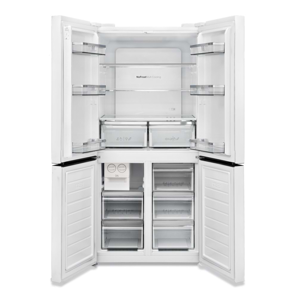 MBR488W Atlantic Multi Door Buzdolabı 488L