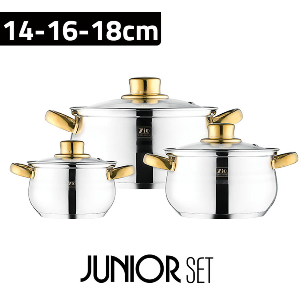 Z1118 Zio Klasik Tencere Seti (14-16-18cm)
