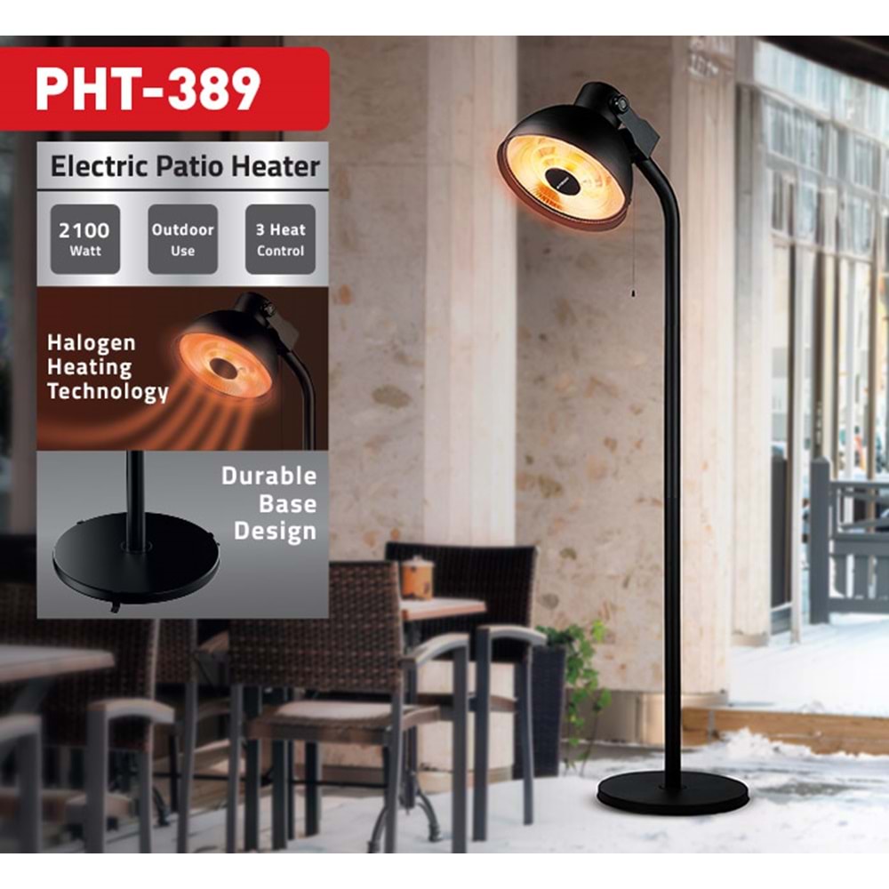 PHT389 Newal Patio Elektrikli Dış Mekan Isıtıcı