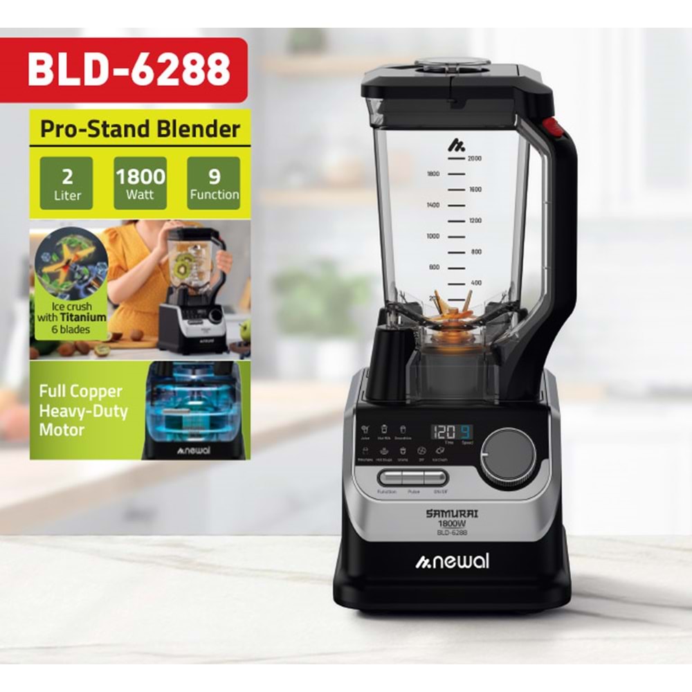 Newal BLD6288 Pro Stand Blender 2L