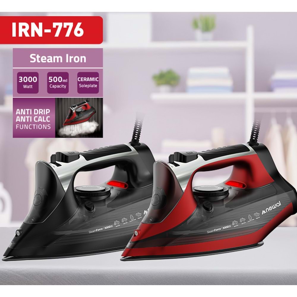 Newal IRN776 Buharlı Ütü