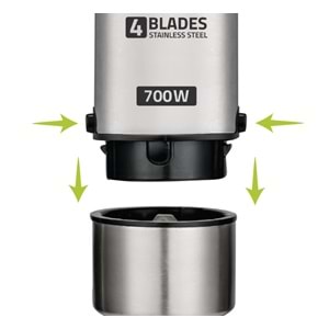 BLD413 Newal Çubuk Blender Inoks