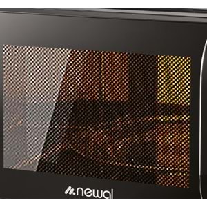 MWO267/2 Newal Siyah Mikrodalga 25L