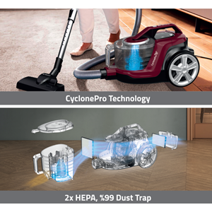 VAC3310/4 Newal Toztorbasız Elektrikli Süpürge