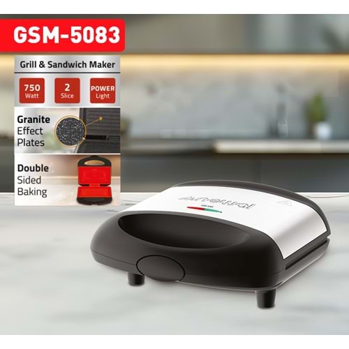 Newal GSM5083 Tost Makinesi Grill