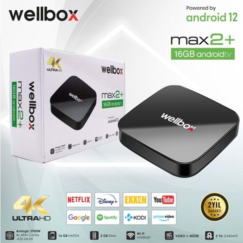 MAX2 Wellbox Android Box (2GB + 16GB)