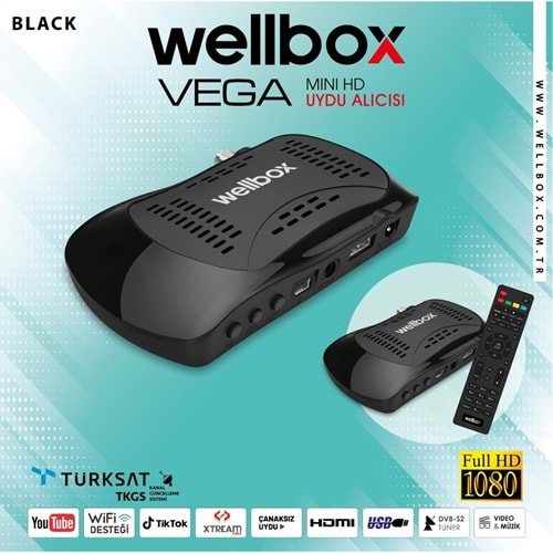 Wellbox Vega Mini HD Uydu Alıcısı