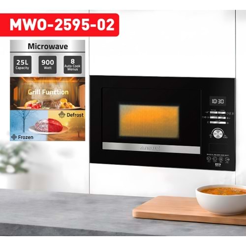 Newal MWO2595/2 Ankastre Mikrodalga Fırın