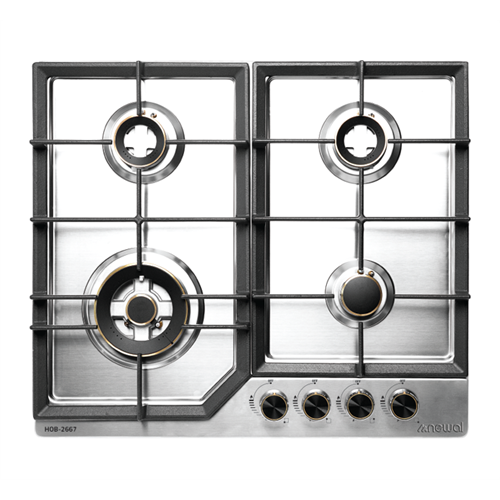 Newal HOB2667/5 Siyah Cam Ocak