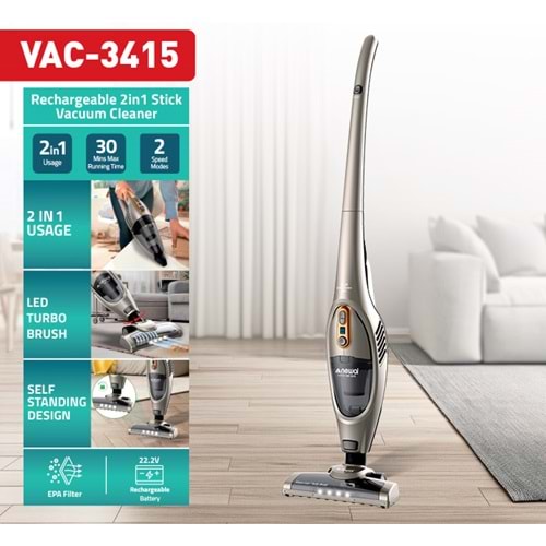 Newal VAC3415 Dikey Şarjlı Süpürge