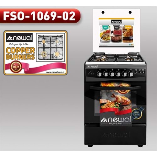 Newal FSO1069/2 Solo Fırın Siyah