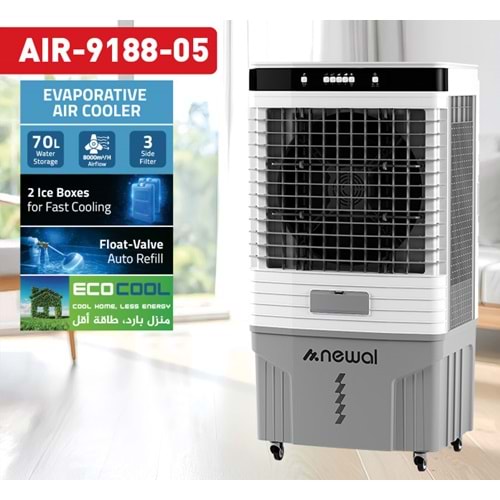 Newal AIR9188/5 Hava Soğutucu 70Lt