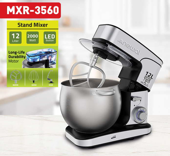 Newal MXR3560 Inoks Stand Mikser 12L