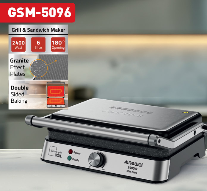 Newal GSM5096 Tost Makinesi Grill