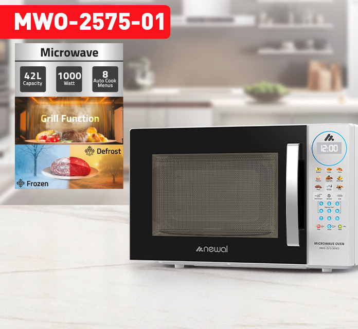 Newal MWO2575/1 Beyaz Mikrodalga 42L Dijital
