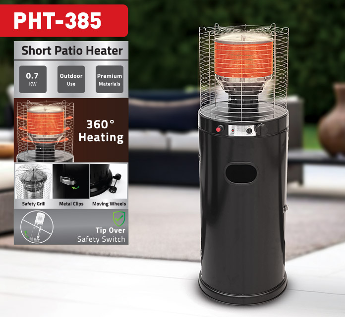 Newal PHT385 Patio Gazlı Dış Mekan Isıtıcı