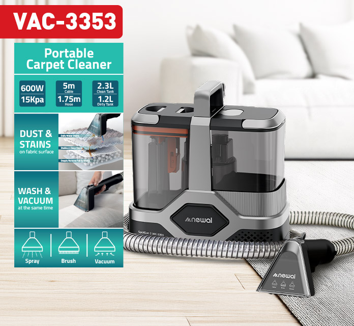 Newal VAC3353 Portatif Halı & Koltuk Yıkama Makinesi