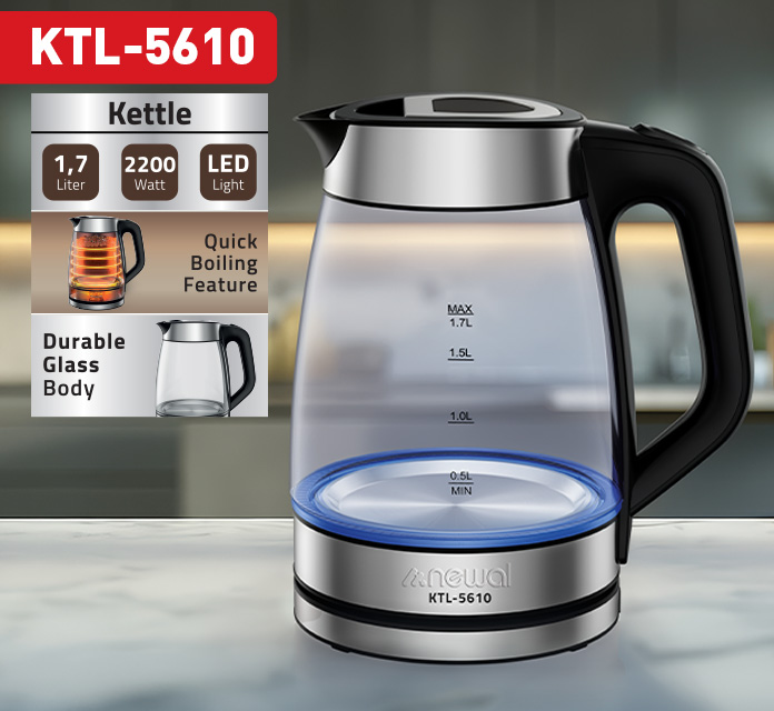 Newal KTL5610 Cam Su Isıtıcı 1.7L