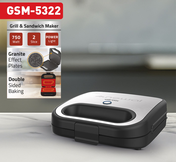 Newal GSM5322 Tost Makinesi Grill