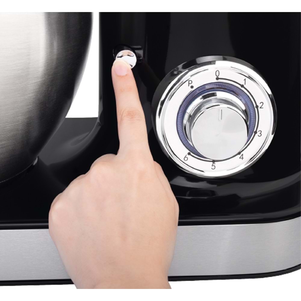 MXR3553/2 Newal Siyah Stand Mikser 8.5L