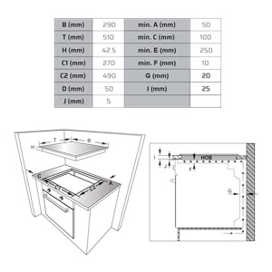 EBC200DB Vox Ankastre Domino Ocak Elektrikli