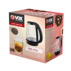 WK1704 VOX Cam Su Isıtıcı
