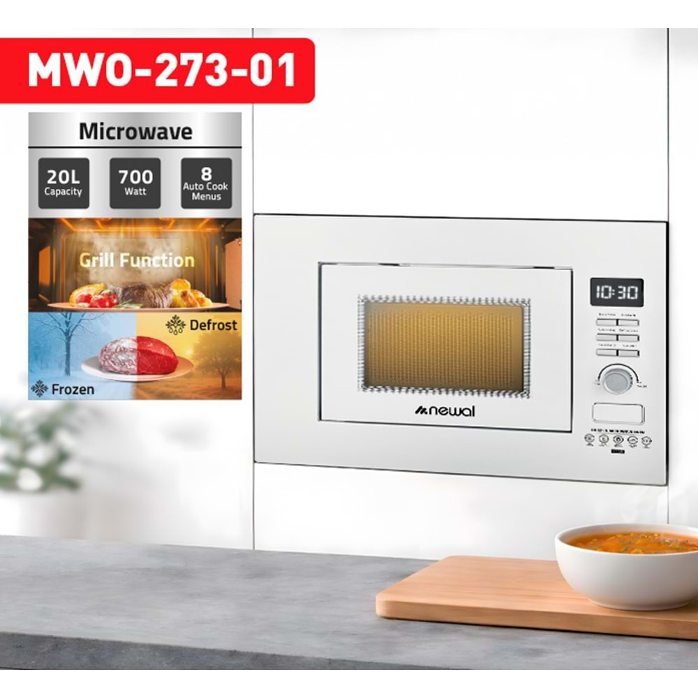 Newal MWO273/1 Ankastre Mikrodalga Fırın