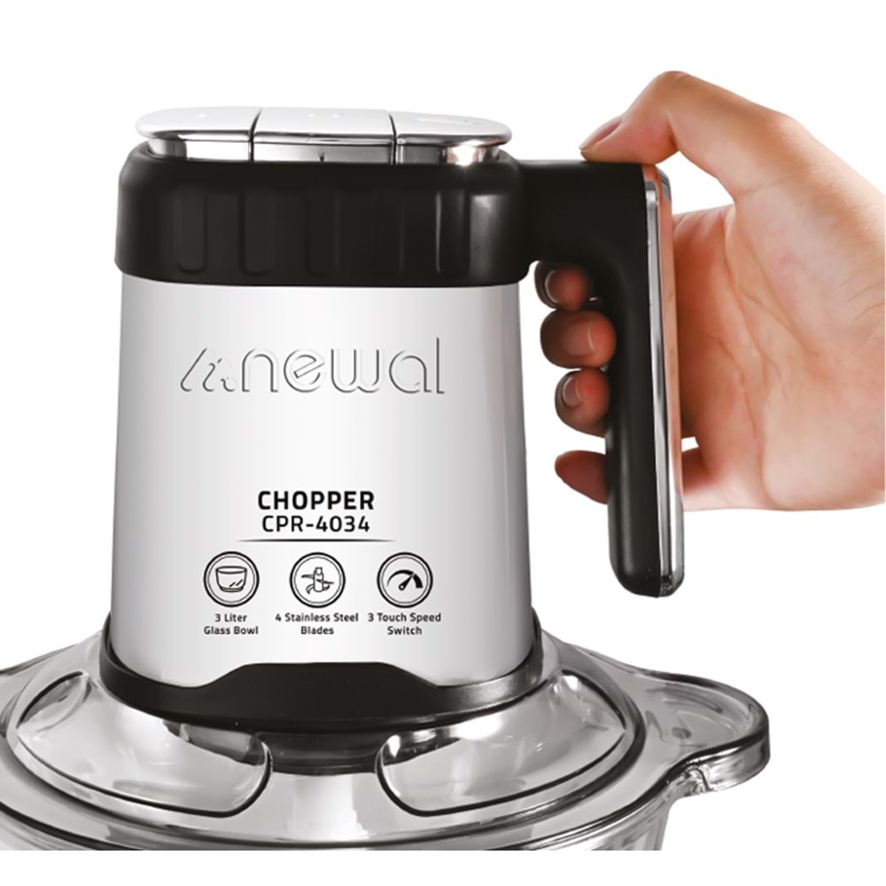 CPR4034 Newal Cam Doğrayıcı 3L