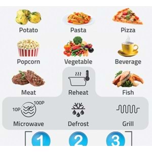 MWO2535/2 Newal Siyah Mikrodalga 25L Dijital
