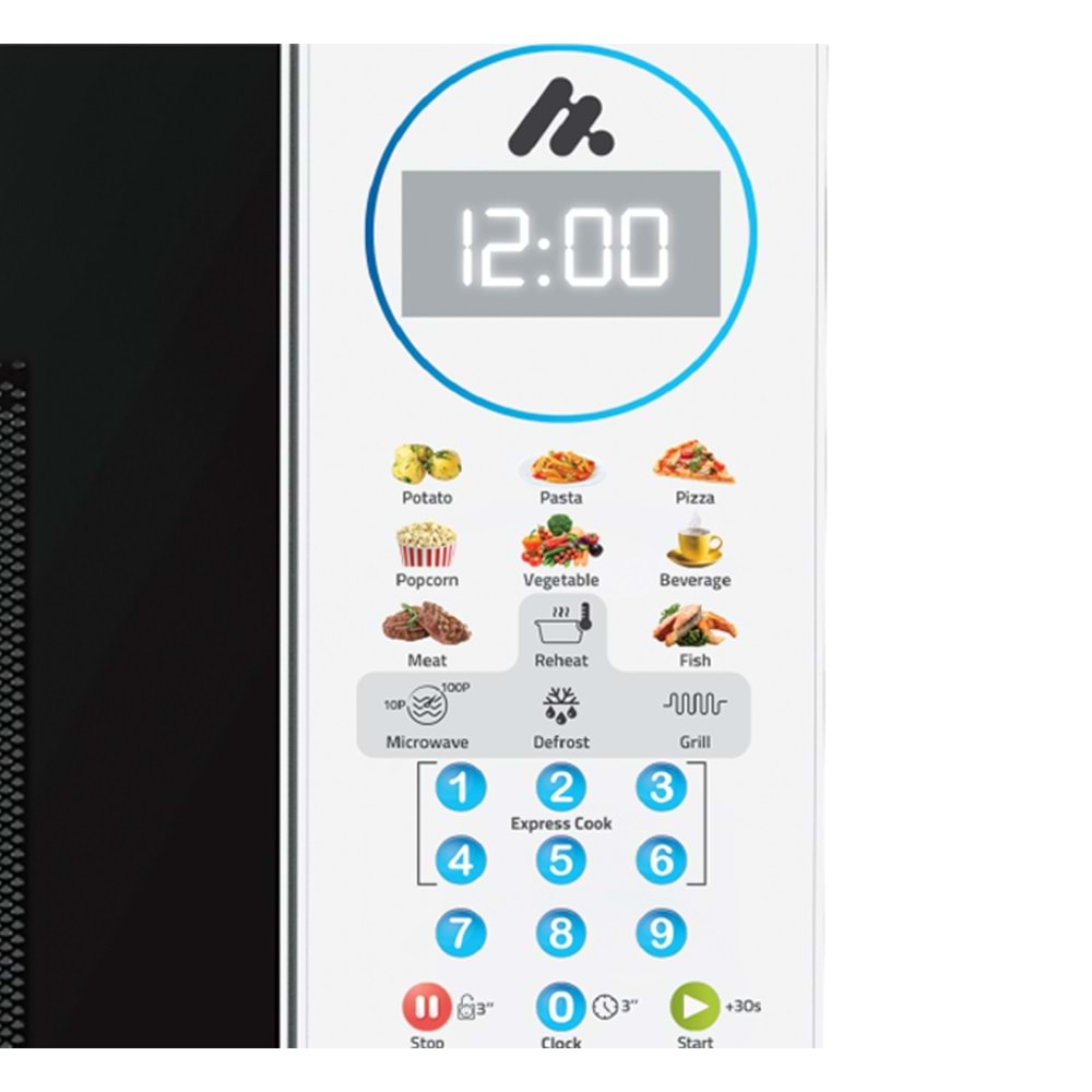 MWO2535/2 Newal Siyah Mikrodalga 25L Dijital