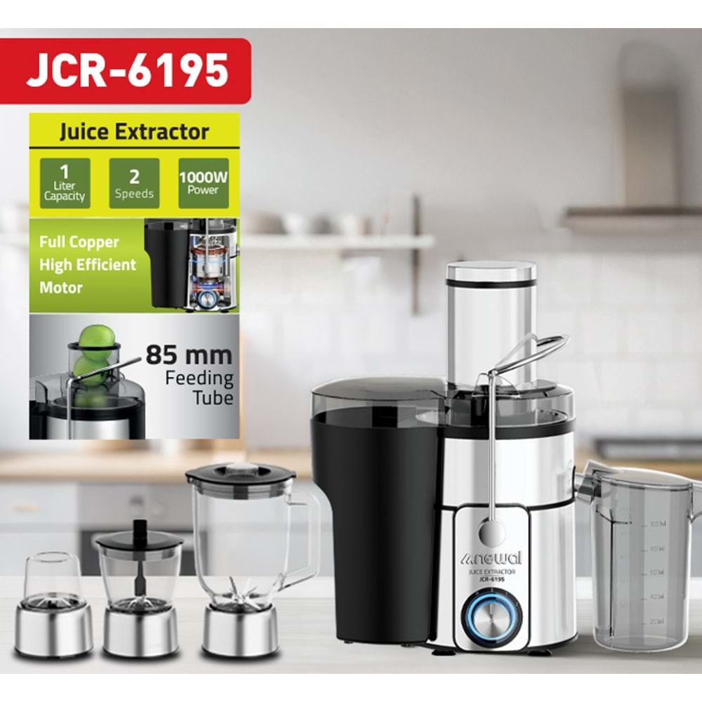 Newal JCR6195 K.Meyve Sıkacağı & Multi Robot