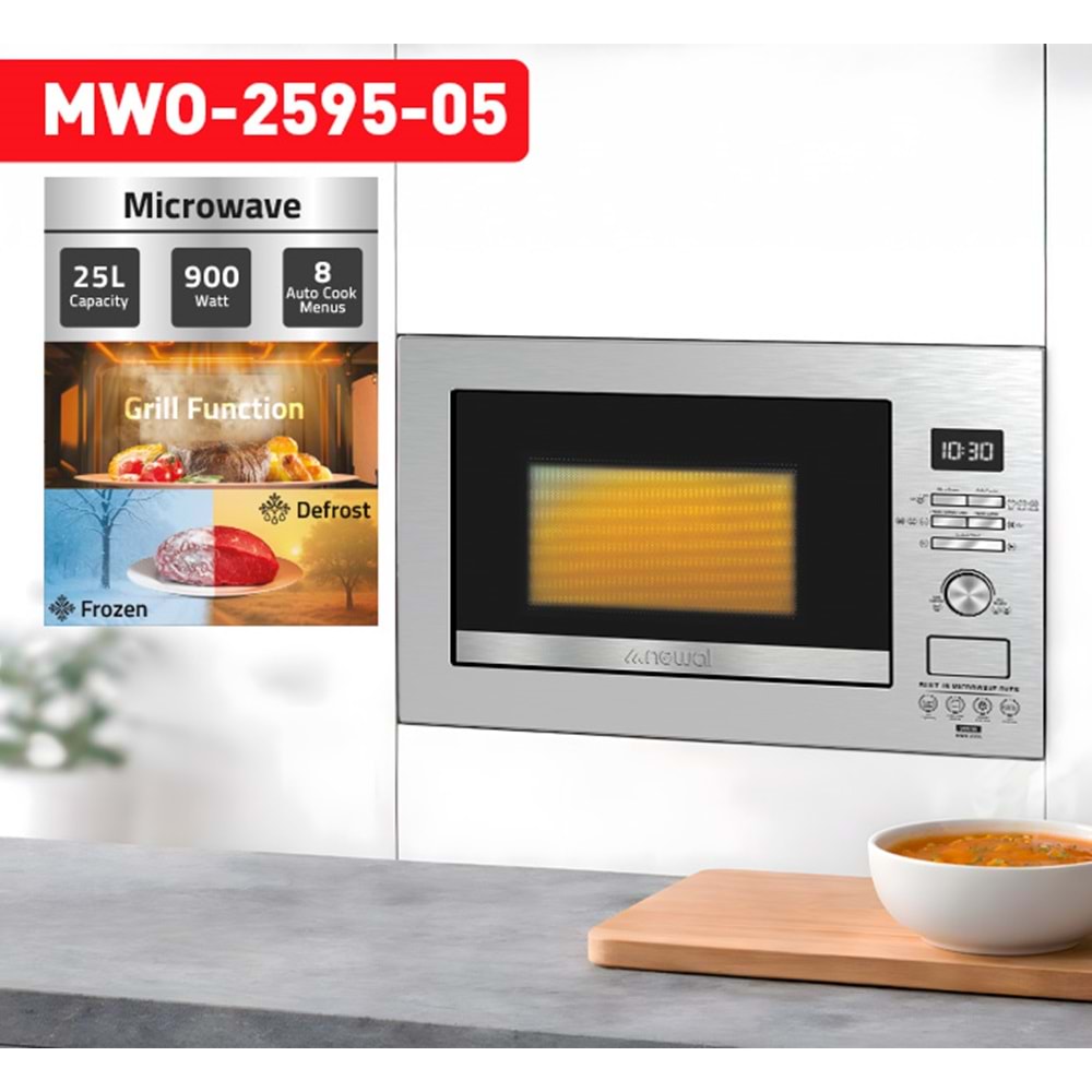 Newal MWO2595/5 Ankastre Mikrodalga Fırın
