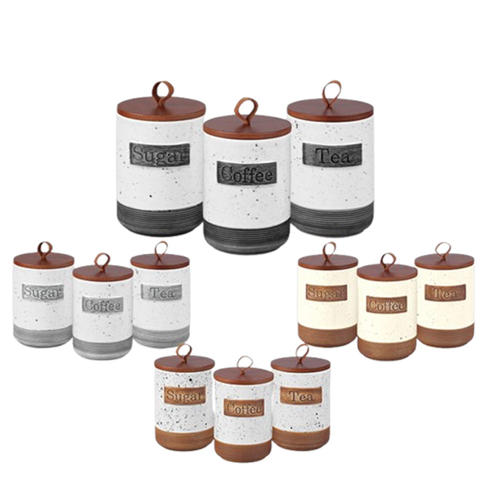 Newal ZCR4513/S3 Porselen Baharat Seti 3lü