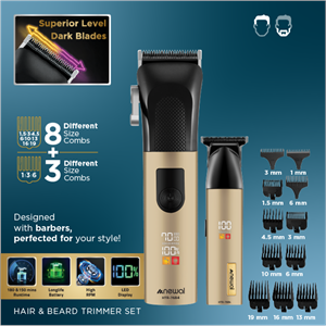 Newal HTR7684 Saç Sakal 2li Set