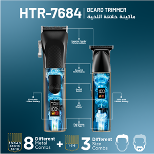Newal HTR7684 Saç Sakal 2li Set