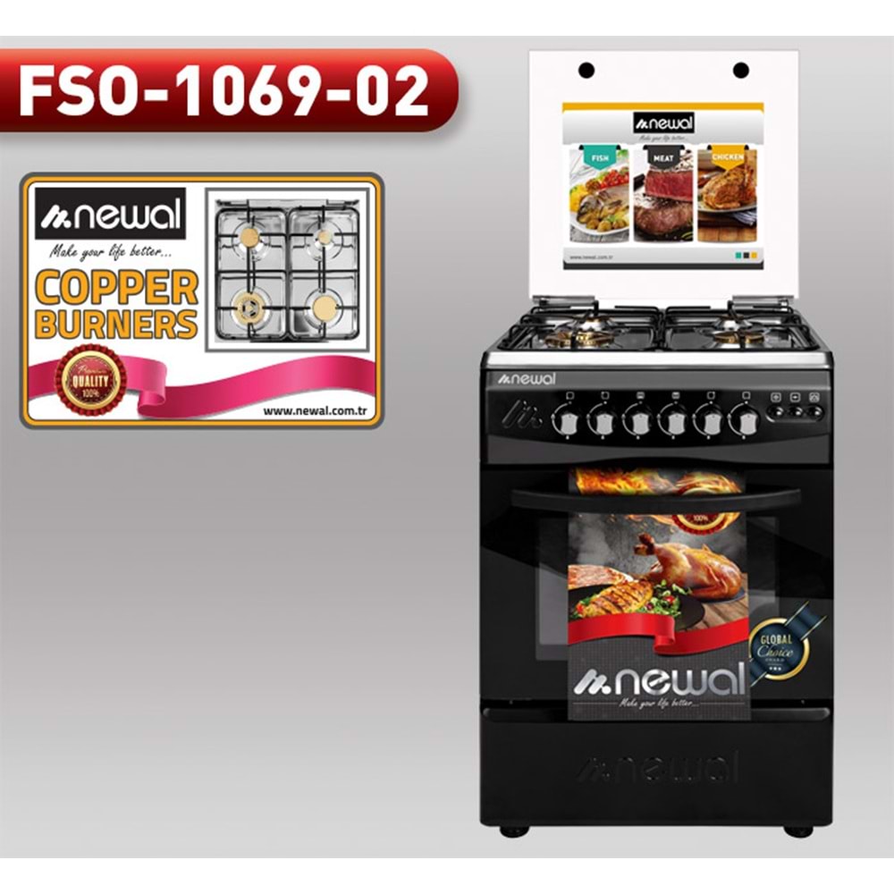 Newal FSO1069/2 Solo Fırın Siyah