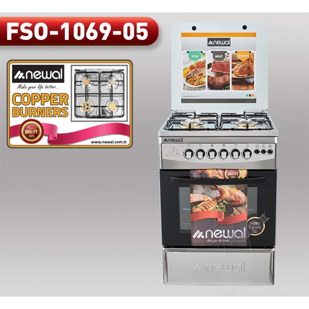 Newal FSO1069/5 Solo Fırın Silver