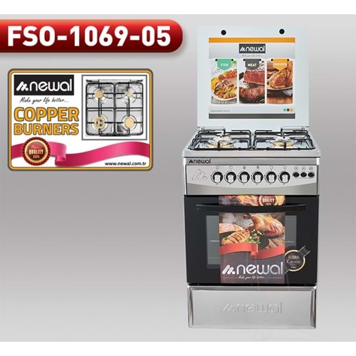 Newal FSO1069/5 Solo Fırın Silver